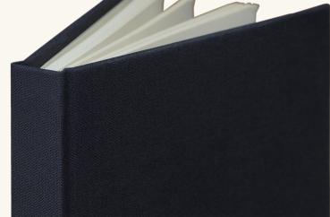 Notebook linen cover black